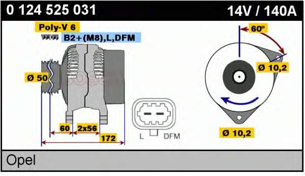 93176653 General Motors gerador