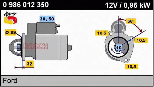 82GB11000DA Ford 