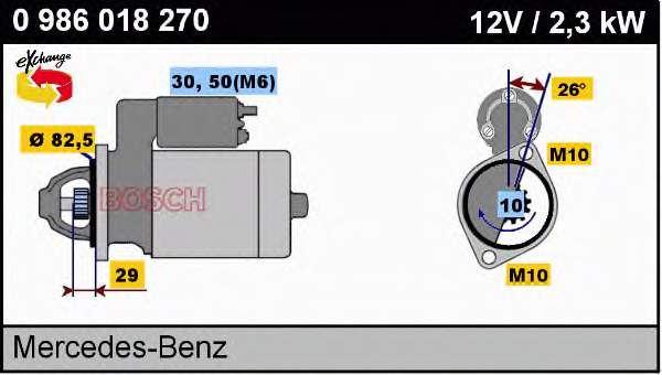 BST2126 Borg&beck motor de arranco