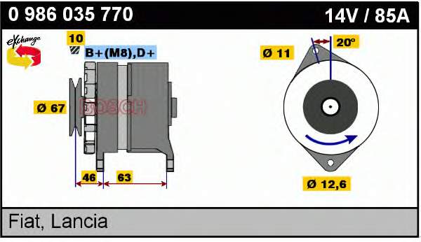 0004801210 Fiat/Alfa/Lancia 