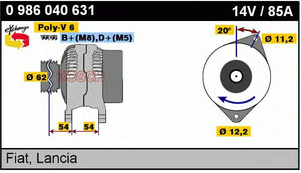 CA1189 HC Parts gerador