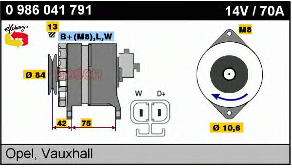 LR170-505E Hitachi gerador