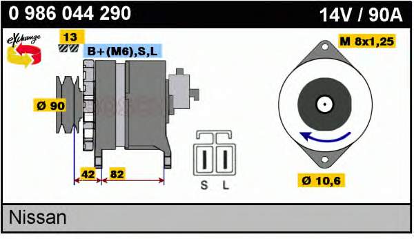 9120335001 Renault (RVI) gerador