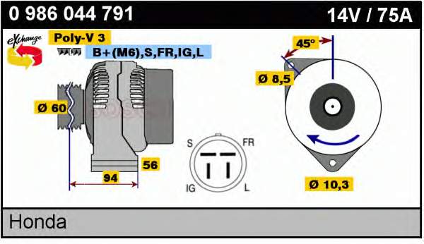 31100PH7024 Honda gerador