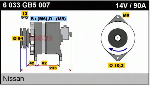 231007C000 Nissan gerador