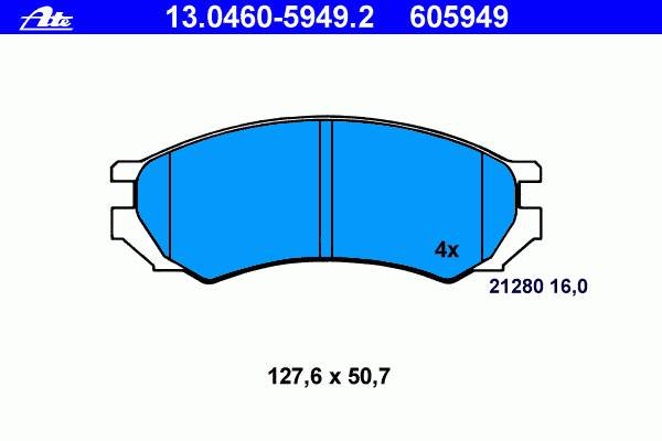 Колодки ATE 13046059492 цена, от 12.67 USD