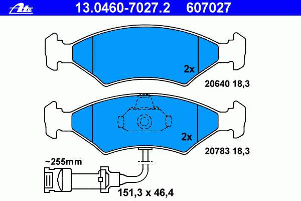 Колодки ATE 13046070272 цена, от 11.23 USD