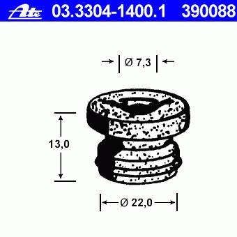 Крышка бачка главного тормозного цилиндра ATE 03330414001 цена, от 4.44 USD