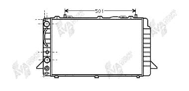 Радиатор 03002089 VAN Wezel