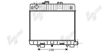 Radiador de esfriamento de motor 17111719381 BMW