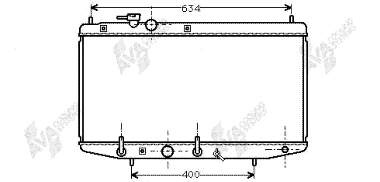 261008A3 Polcar radiador de esfriamento de motor