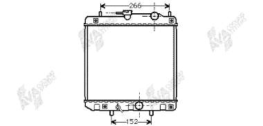 1640087776000 Daihatsu radiador de esfriamento de motor