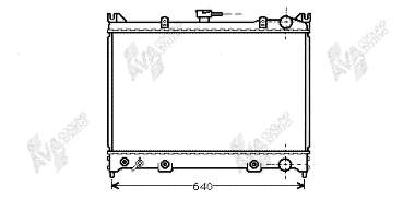 Radiador de esfriamento de motor para Nissan Laurel (C32)