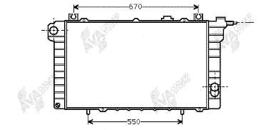 Radiador de esfriamento de motor 21400G9800 Nissan