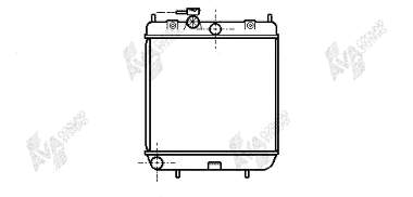 13002130 VAN Wezel radiador de esfriamento de motor