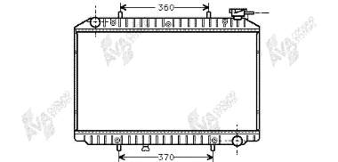 Radiador de esfriamento de motor ADN19831 Blue Print