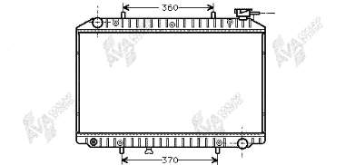 Radiador de esfriamento de motor 214109C004 Nissan