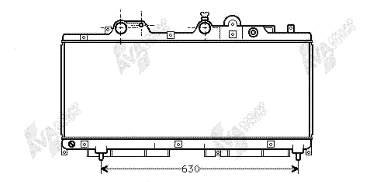 7760961 Fiat/Alfa/Lancia radiador de esfriamento de motor