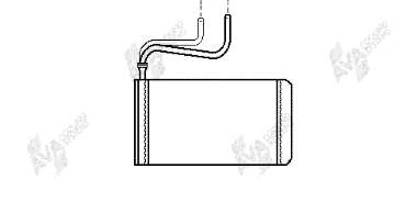 6851006 Ford radiador de forno (de aquecedor)