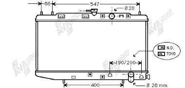 Радиатор 25002047 VAN Wezel