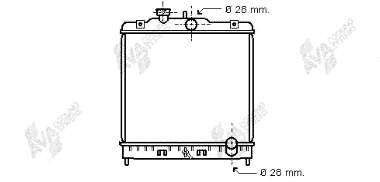 Радиатор 25002067 VAN Wezel