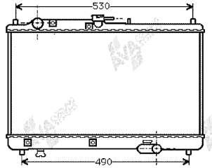 Радиатор 27002066 VAN Wezel