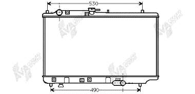 B6S715200D Hyundai/Kia radiador de esfriamento de motor