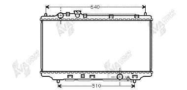 Радиатор 27002098 VAN Wezel