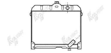 Radiador de esfriamento de motor A3095001702 Mercedes