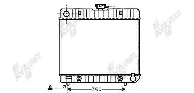 Radiador de esfriamento de motor A1235012901 Mercedes