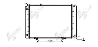 Radiador de esfriamento de motor 30002074 VAN Wezel