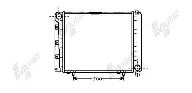 Radiador de esfriamento de motor RA0170150 Jdeus