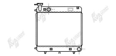 Радиатор 30002085 VAN Wezel