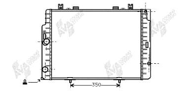 Radiador de esfriamento de motor FP46A223NF FPS