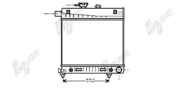 Радиатор охлаждения двигателя VAN Wezel 30002150 цена, от 114.73 USD