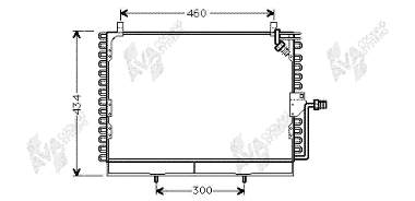 30005160 VAN Wezel radiador de aparelho de ar condicionado