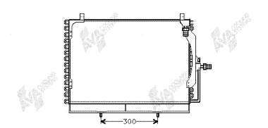 30005161 VAN Wezel radiador de aparelho de ar condicionado