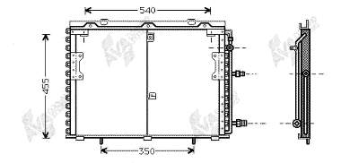 30005221 VAN Wezel radiador de aparelho de ar condicionado