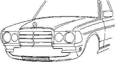 Suporte inferior do radiador (painel de montagem de fixação das luzes) A1238800040 Mercedes