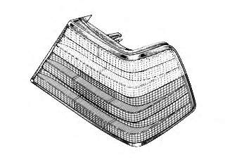 3025931 VAN Wezel lanterna traseira esquerda