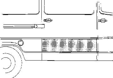 Parte de reparação da porta lateral (deslizante) 3070174 VAN Wezel