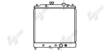 32002068 VAN Wezel radiador de esfriamento de motor