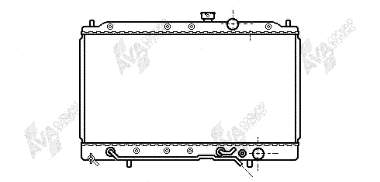 Radiador de esfriamento de motor MB660565 Mitsubishi