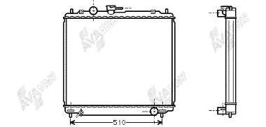 5272082K Polcar radiador de esfriamento de motor