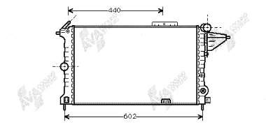 Радиатор 37002119 VAN Wezel