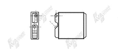 37006240 VAN Wezel radiador de forno (de aquecedor)