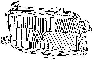 Фара правая 3734942 VAN Wezel