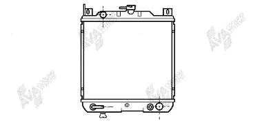 Radiador de esfriamento de motor para Suzuki Swift (AH, AJ)