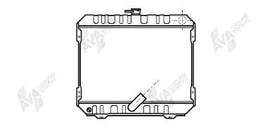 16400-54200 Toyota radiador de esfriamento de motor