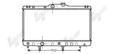 Радиатор 53002148 VAN Wezel